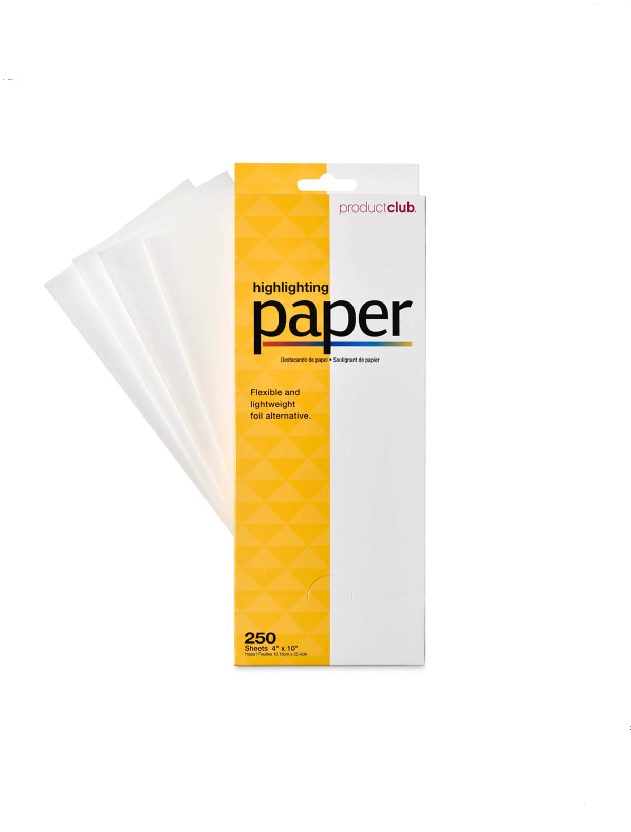 Product Club Highlighting Papers 4x10”
