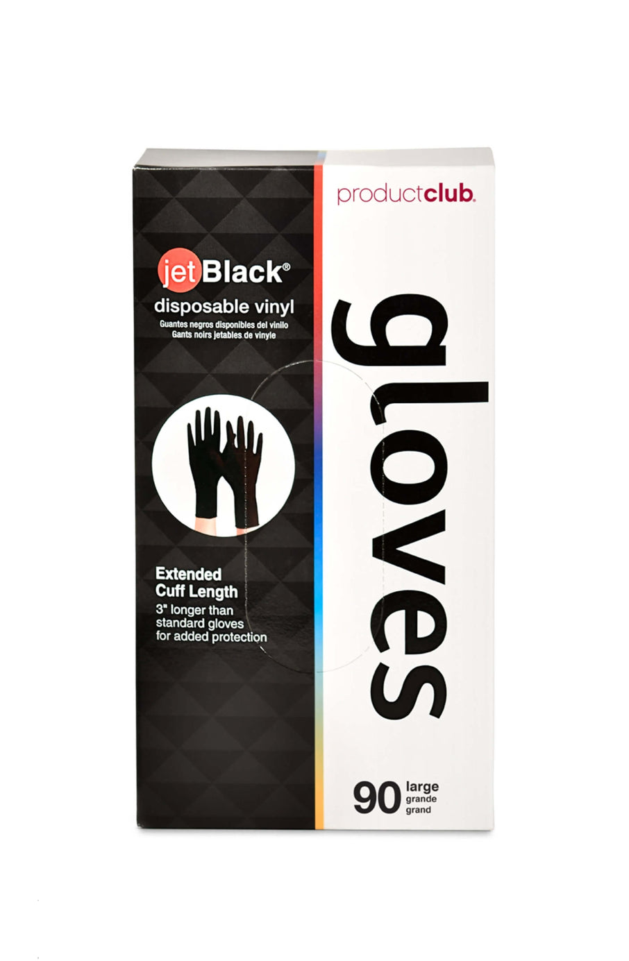 Product Club LARGE Jet Black Gloves