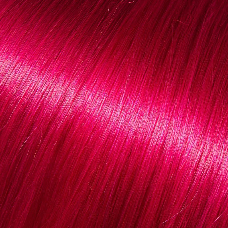 BABE HAIR EXTENSIONS - 18" TAPE-IN DARK FUXIA PAMELA (LIGHT)