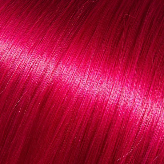 BABE HAIR EXTENSIONS - 18" TAPE-IN DARK FUXIA PAMELA (LIGHT)