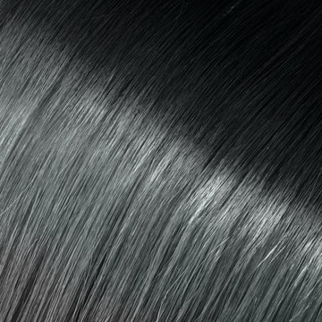 BABE HAIR EXTENSIONS - 22" TAPE-IN #1B-SILVER SASHA (SPECIALITY)